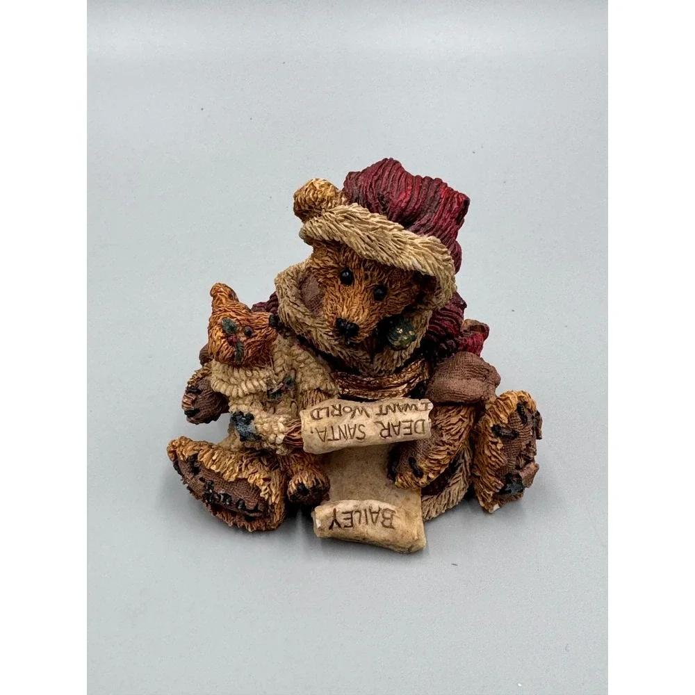 Boyds Bears & Friends Bailey The Wish List Figurine 2235 Vintage 1994 Boxed